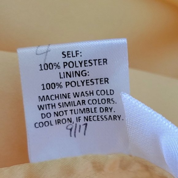 NWOT "Brides Made" Sunflower Full Length Wrap Gown Size 8/10R - Picture 11 of 12